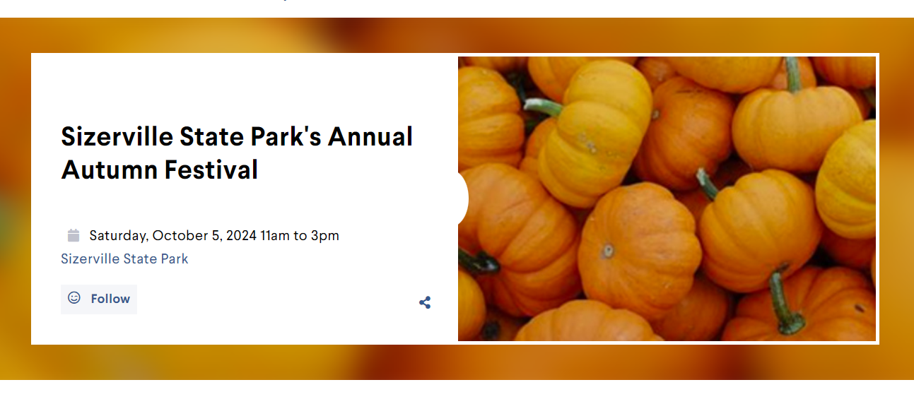 Sizerville State Park Annual Autumn Fest with PPFF in Attendance